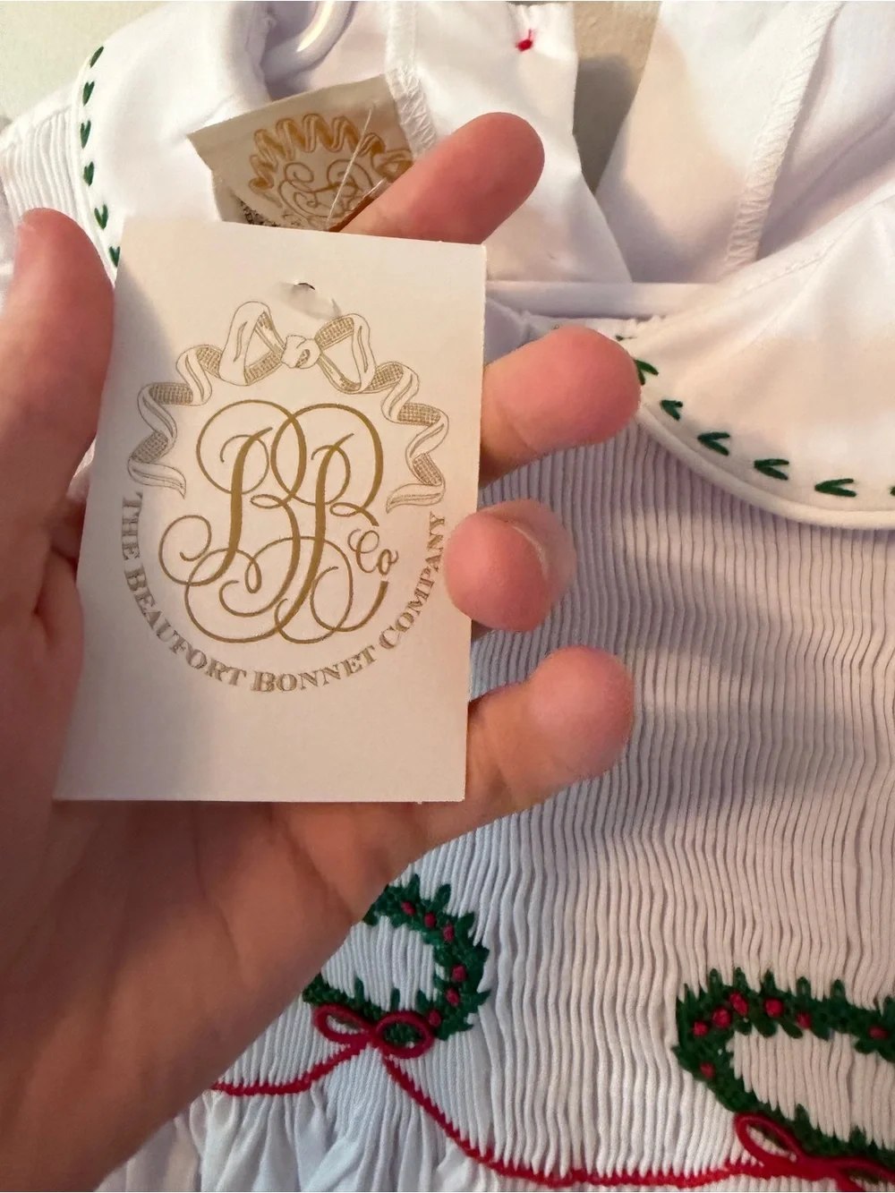 The Beaufort Bonnet Company Smocked Wreath Dress